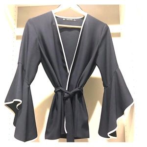 Zara Bell Sleeve Blazer